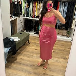 Hot pink Barbie dress